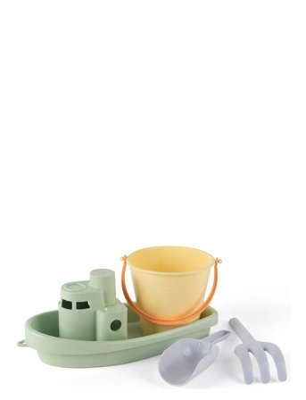 Dantoy | Pastel Recycled Boat & Sandset 4 Pcs | ONE SIZE