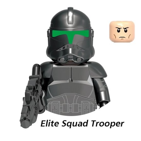 G0122 Clone Troopers Byggeklosser Commander Cody Rex Colt Howzer Havoc Jesse The Bad Batch Bricks Elite Squad Troopers Leker