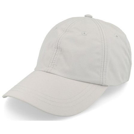 Beechfield - Outdoor Nylon Cap Light Grey Dad Cap Unconstructed Grey Cap - @ Hatstore