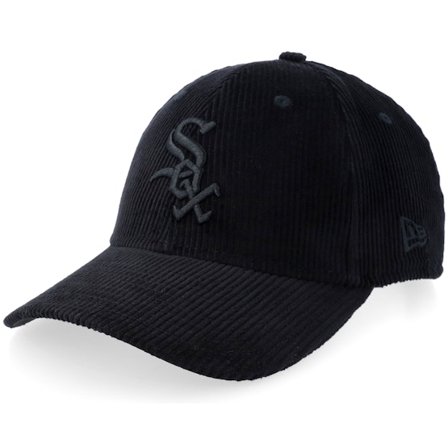 New Era - MLB Svart adjustable Keps - Chicago White Sox Cord 9FORTY M-Crown Black Adjustable @ Hatstore