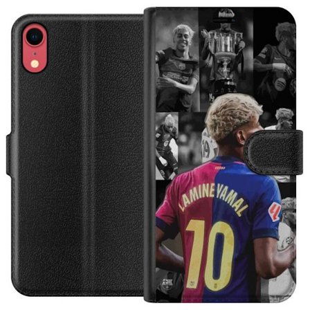 Kompatibel Tegnebogsetui til Apple iPhone XR Yamal FC Barcelona fodbold stigende stjerne 2025