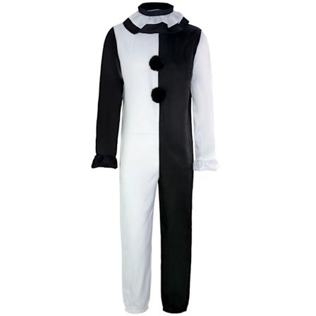CGMGTSN Aikuiset Terrifier 2 Art the Clown Cosplay Puku Hattu Asut Halloween Karnevaali Puku V