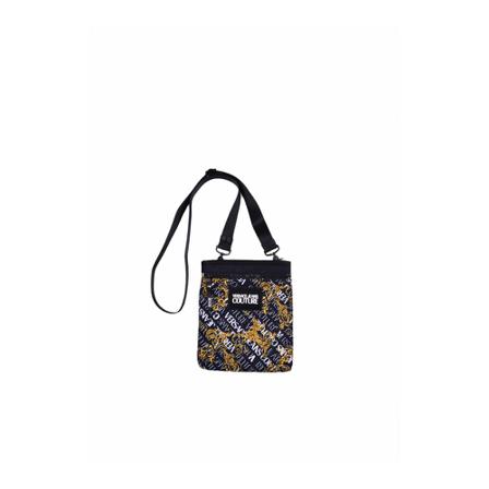 Versace Jeans Couture, Cross Body Bags Zwart, Heren, Maat:ONE Size