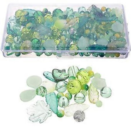 1 Æske Glas Små Perler Håndlavede DIY Armbånd Halskæder Perler Charms DIY Forsyninger