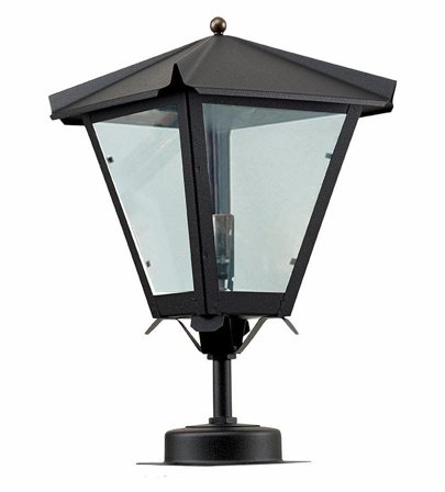 Westal Gustav Fotlykt 360 x 225 mm Svart, vindusglass, Belysning