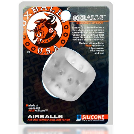 OXBALLS AIRBALLS AIR-LITE BALL STRETCHER CLEAR - Erotik Vuxen: Til ham