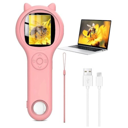 Min Mikroskop til Børn, Håndholdt Børne Mikroskop Forstørrelsesglas