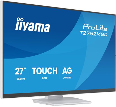 iiyama T2752MSC-W1AG 27IN PCAP TOUCH 1 920X1080 5MS 1000:1 HDMI/USB