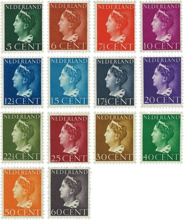 Holland 1940-47 - NVPH 332-345 - Postfrisk