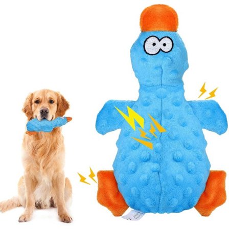 Hund leksaker Interaktiv hund leksak Slitstarka hund tuggleksaker Hund mjuk leksak med krinkligt papper för små medelstora hundar som leker