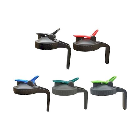 86mm Genanvendelige Plastikglaslåg Til Bredmunds Glas Lækagesikker Tætning Flaske Dæksel Tud Låg Med Håndtag