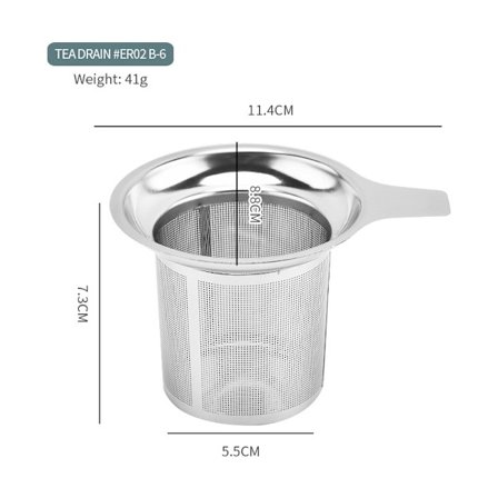 304 rustfrit stål te-si teafløb Te-infuser teblad