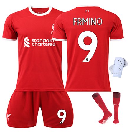 Liverpool-drakt sesongen 2023-24 nr. 11 Salah 9 Firmino .i NO.9 FRMINO_sai