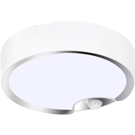 Bevegelsessensor taklamper batteridrevet innendørs/utendørs LED taklamper for gang vaskerom