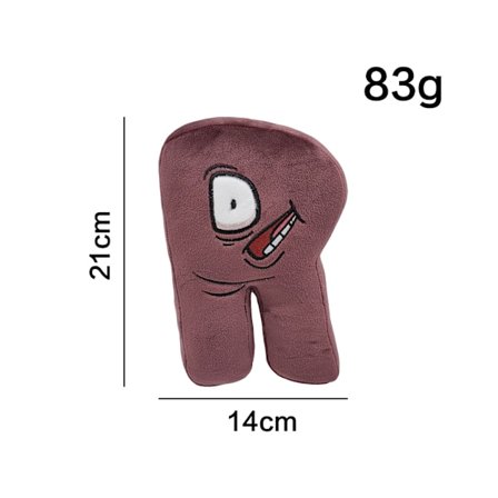 Alfabetet legend barnens upplysningsdocka R