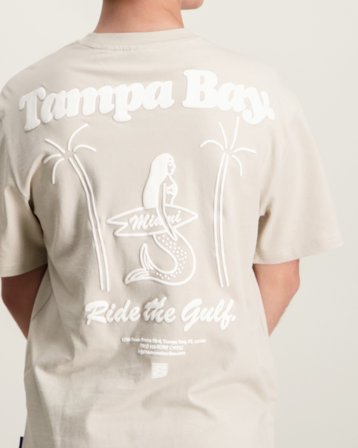 Kids ONLY OSJMILO SKETCH LIFE RLX COAST SS JRS Beige T-shirts Dreng - Kids Brand Store