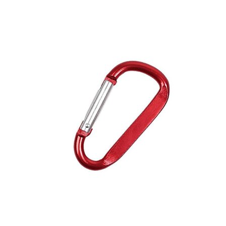 Stor karbinhake nyckelring 3" aluminium D-form premium hållbar D-ring karbinhake klämma camping tillbehör snäpp