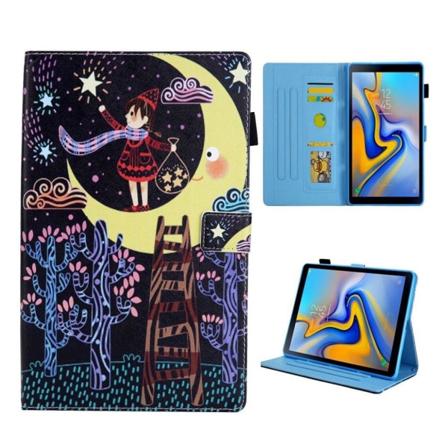 Samsung Galaxy Tab S5e mönstrat läderfodral med flera vinklar - Stjärnplockande Barn multifärg