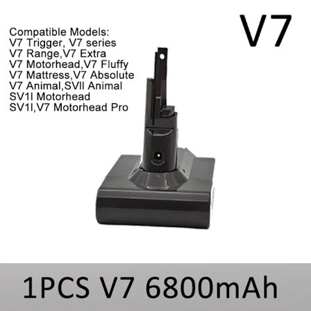 100 % nytt uppladdningsbart batteri för dammsugare för Dyson V6 V7 V8-serien SV07 DC62 DC58 DC31 Absolute Fluffy Animal Pro Bateria