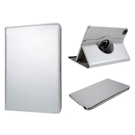 iPad Air (2020) 360 grader rotatable läder fodral - silver