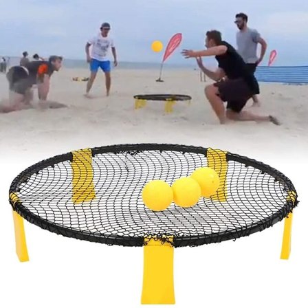 Mini Beach Volleyball Spike Ball Playset, Spike Battle Ball Playset med KLB