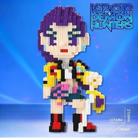 Kpop Demon Hunter Byggeklodser – Legetøjssæt til Børn, Kreativ og Engagerende Byggeleg