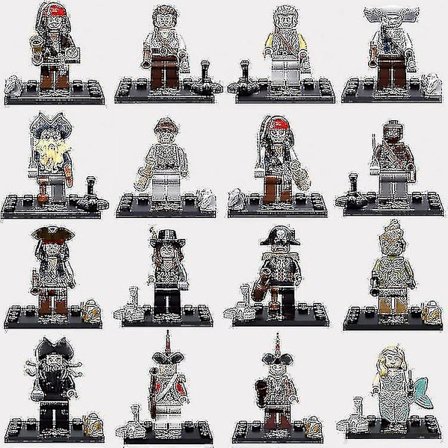 Pirates Of The Caribbean Byggeklodser Black Pearl Byggeklodser Minifigur Børn Pædagogisk Samlelegetøj