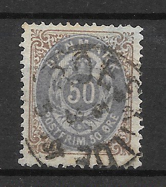 Danmark 1875 - AFA 30a - Stemplet