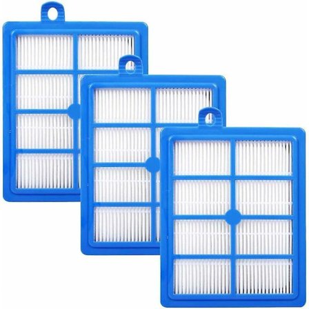 Hepa13 ersättningsfilter kompatibelt med Philips Fc8038, Aeg, Electrolux, Tornado, Volta dammsugare, 3-pack