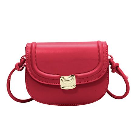Skulderveske mini PU clutch veske dame mote håndveske solid
