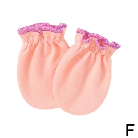 1 Par Baby Anti Scratch Handskar Spädbarn Toddler Mjuka Vantar