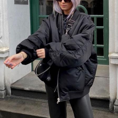 Kvinnor Långärmad Kappa Enfärgad Ytterkläder