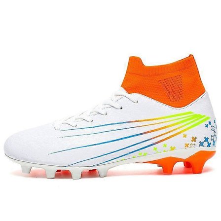 Fotballsko for menn og kvinner Profesjonelle fotballsko Høye skaft Sklisikre pigger for store barn Brede treningssko