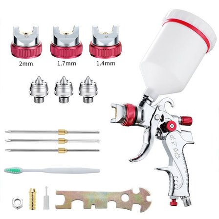 Spray Paint Gun Paint Ruiskusarja PUNAINEN