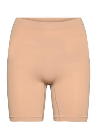 Brief Seamless Boxer High Lingerie Shapewear Bottoms Beige Lindex
