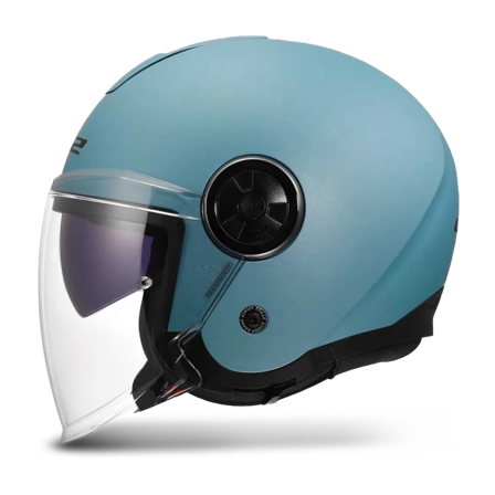 Otevřená Helma LS2 OF620 Classy Solid Perleťová/Modrá S