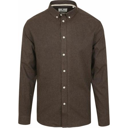 Anerkjendt, Casual Shirts Bruin, Heren, Maat:S,polyester