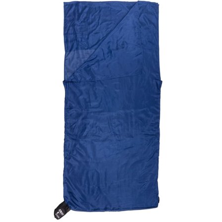 Helsport Sleeping Bag Liner Rectangular Silk travel sheets Blue OneSize