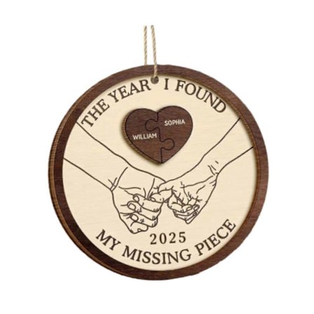 Alla hjärtans dag-prydnad Alla hjärtans dag-dekor Trädekorationer för semester Händer som håller händer[HK]