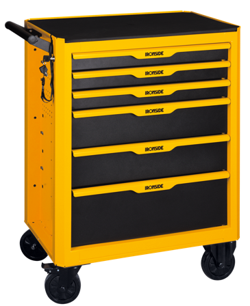 Ironside 102893 Værktøjsvogn 6 skuffer, Garageindretning & opbevaring