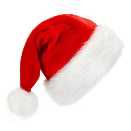 Unisex Julenisse Lue Ekstra Stor og Tykk Nyttårsfest Lue Kontrastfarge Elastisk Tykk Plysj Dekor Nisse Cosplay Voksen Ferie Hodeplagg