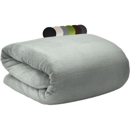 Stor Coral Fleecefilt Filt Aurelia 220x240 cm Fluffig Mjuk Polar Fleecefilt