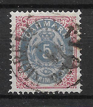 Danmark 1875 - AFA 24 - Stemplet