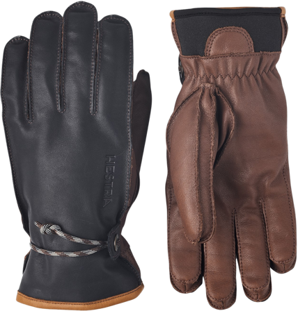 Hestra Wakayama - 5 Finger Navy / Brown - Fingerhansker