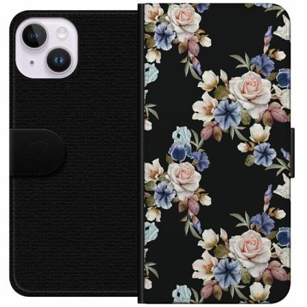 Apple Iphone 14 Plånboksfodral Blommor