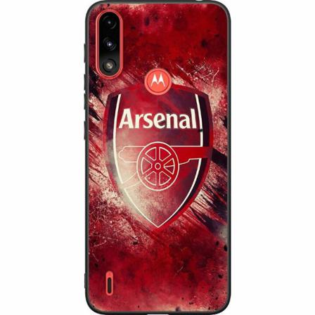 Motorola Moto E7i Power Svart Skal Arsenal Football