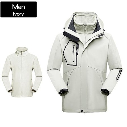 Dame Ski Wear Winter Warm Ski Hettegenser Sett Vindtett Vanntett 3 I 1 jakke