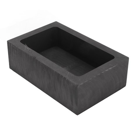 170 ml grafiittimuotti, suorakulmainen grafiittiharkkomuotti kulta-, hopea-, messinki-, kupari- ja alumiinisulatusvalua varten