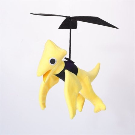 Rainbow Friend Kapitel 2 Plysdyr ven Blød plys bamse gave Gul Dinosaur 25cm