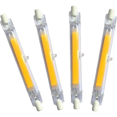 R7S LED 118mm Himmennettävä Lamppu, 20W R7S LED Lamppu, Korvaa 200W Halogeenilampun, Lämmin Valkoinen, 4-pakkaus